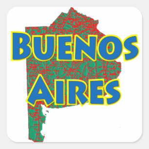 Buenos Aires Square Sticker
