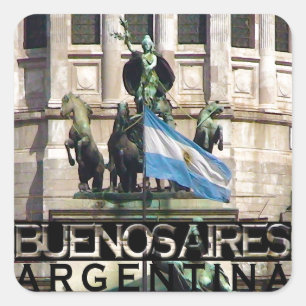 Buenos Aires Square Sticker