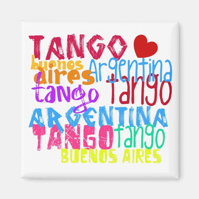 Buenos Aires Tango Magnet (Front)