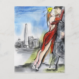 Buenos Aires Tango Postcard