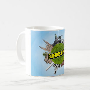 Buenos Aires tiny little planet landmark architect Coffee Mug