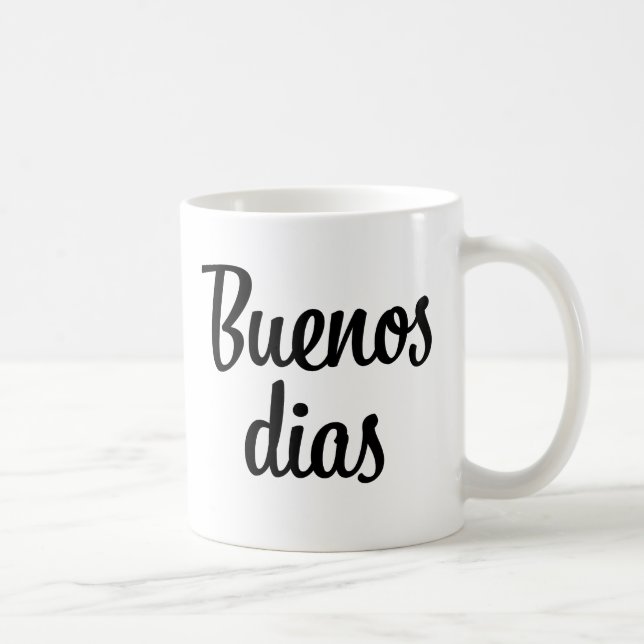 Buenos Dias Coffee Mug (Right)