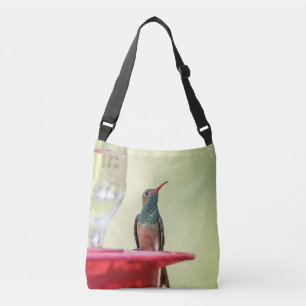 Buff-bellied hummingbird in Texas Crossbody Bag