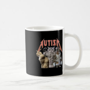 Buff Cats Autism Meme Coffee Mug