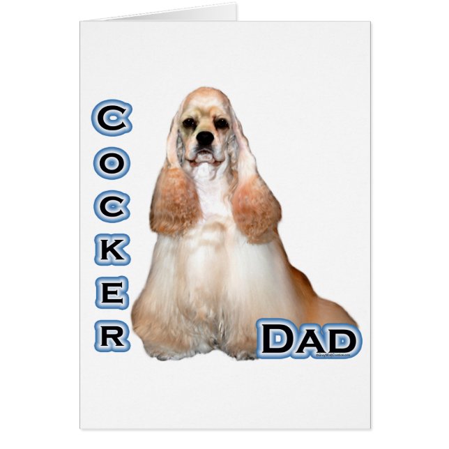 Buff Cocker Spaniel Dad 4 (Front)