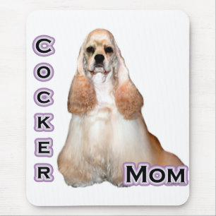 Buff Cocker Spaniel Mum; Cocker Spaniel Mum Mouse Pad