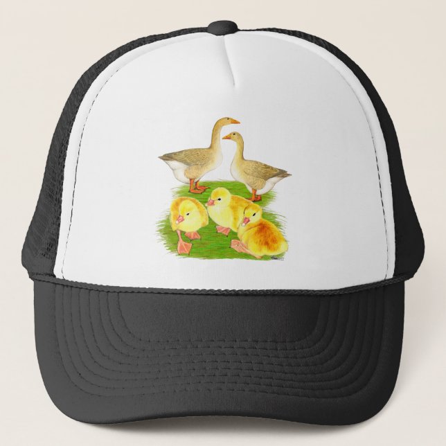 Buff Goose Family Trucker Hat (Front)