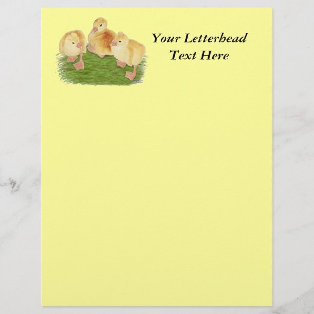 Buff Goslings Tufted (Front)