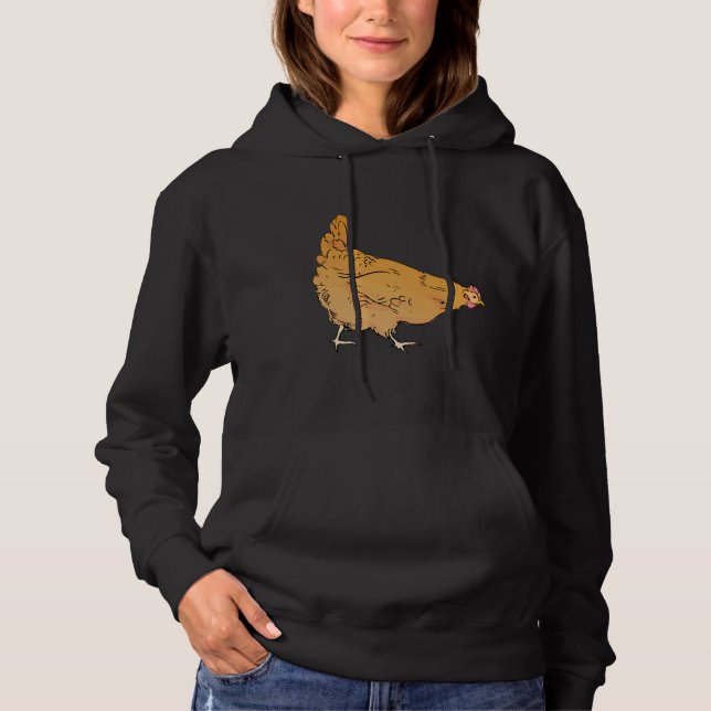 Buff Orpington Chicken   Hoodie (Front)