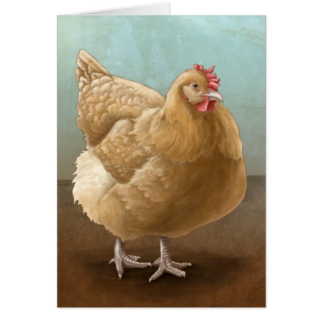 Buff Orpington Hen Cards (Front)
