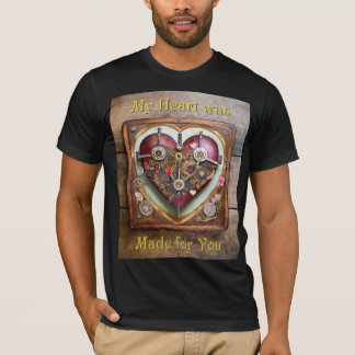 Buff Red Heart Steampunk Series T-Shirt