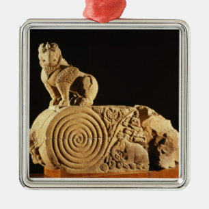 Buff sandstone architrave with griffin, Sanchi, MP Metal Ornament