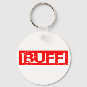 Buff Stamp Key Ring