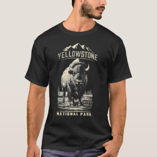 Buffalo American Bison Yellowstone National T-Shirt