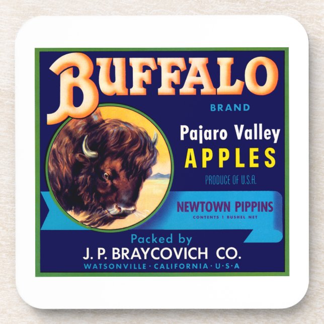 Buffalo Apples Coaster (Front)