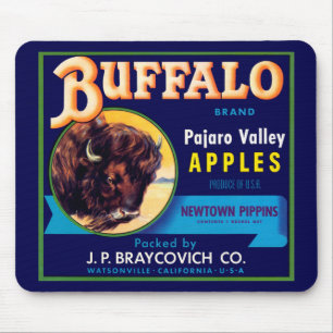 Buffalo Apples Mouse Pad