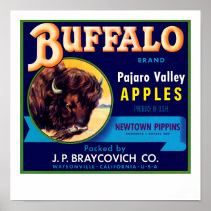 Buffalo Apples Poster