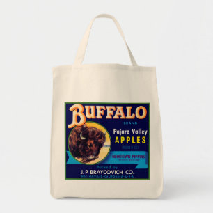 Buffalo Apples Tote Bag