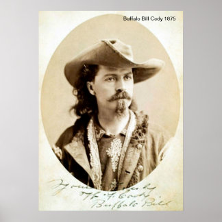 Buffalo Bill Cody 1875 Print