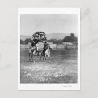 "Buffalo Bill" Cody Riding Horse