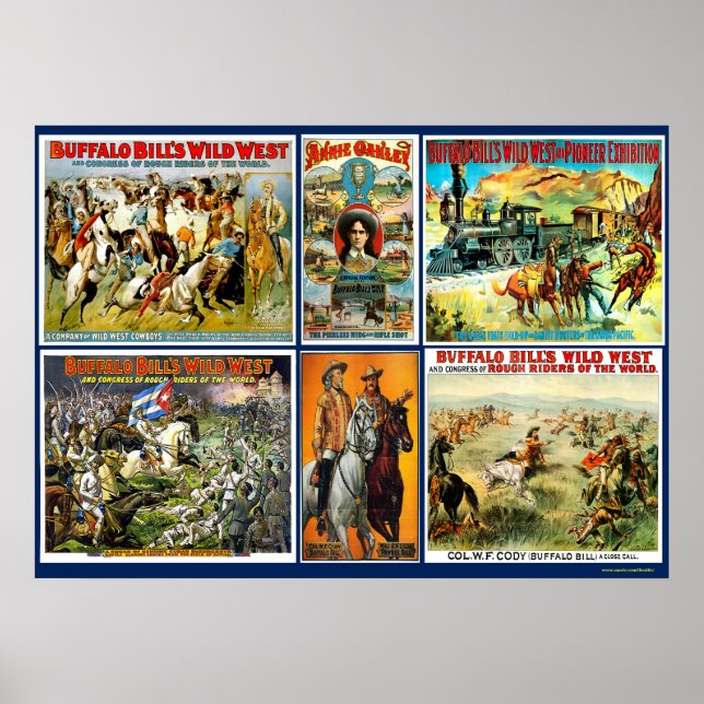 BUFFALO BILL MONTAGE POSTER (Front)