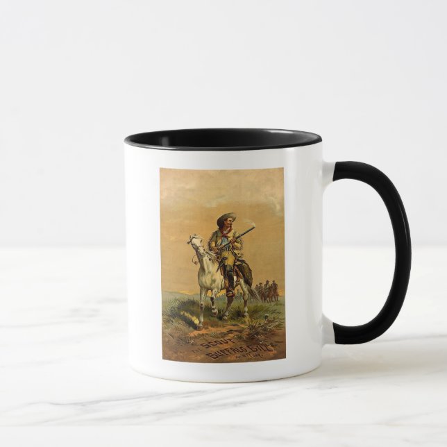 Buffalo Bill "The Scout" Vintage Advertisement Mug (Right)