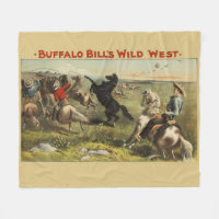 Buffalo Bill Wild West Cowboy Horse Poster