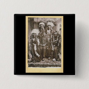 Buffalo Bill's Indians 1890 15 Cm Square Badge