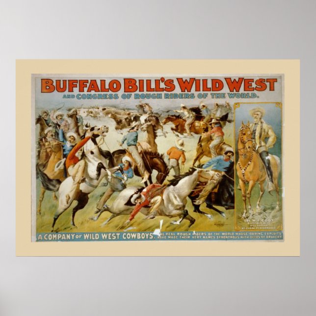 Buffalo Bill's Rough Riders Poster (Front)