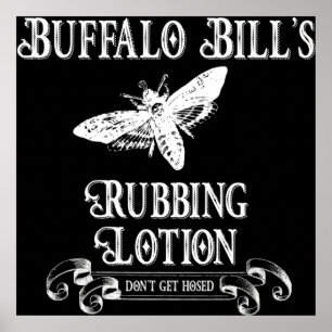 Buffalo Bills Rubbing Lotion Poster