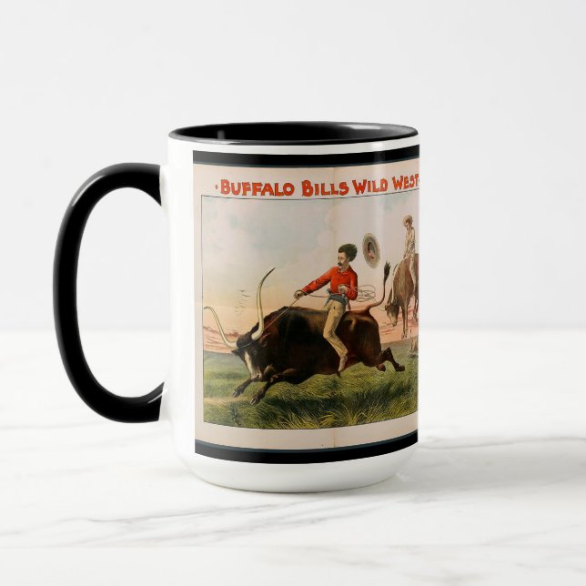 Buffalo Bills Wild West 1889 Mug (Left)