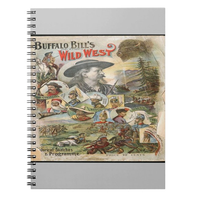 Buffalo Bills Wild West 1889 Notebook (Front)