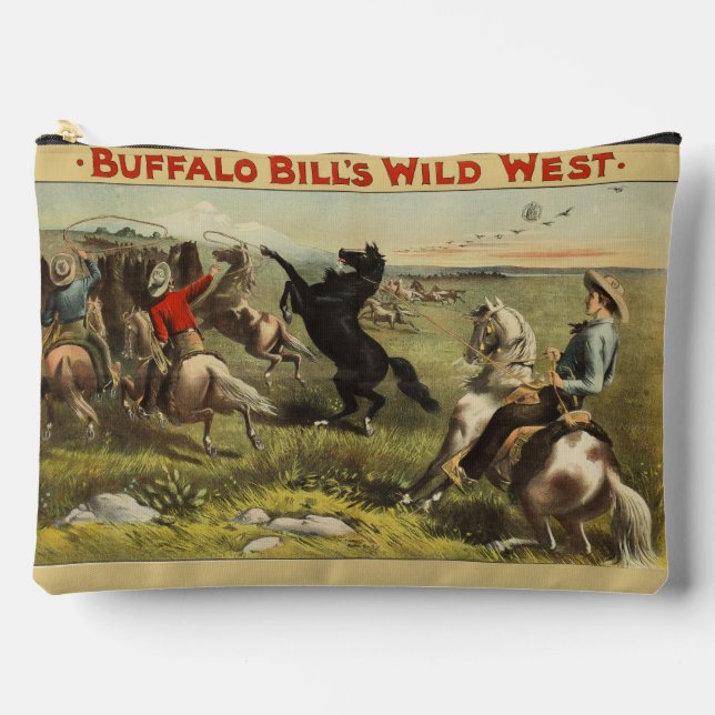 Buffalo Bill's Wild West Horses Accessory Pouch (Front)