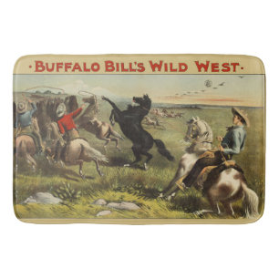 Buffalo Bill's Wild West Horses Bath Mat