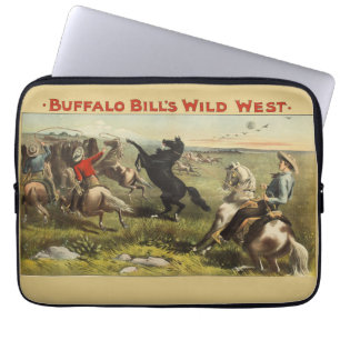 Buffalo Bill's Wild West Horses Laptop Sleeve