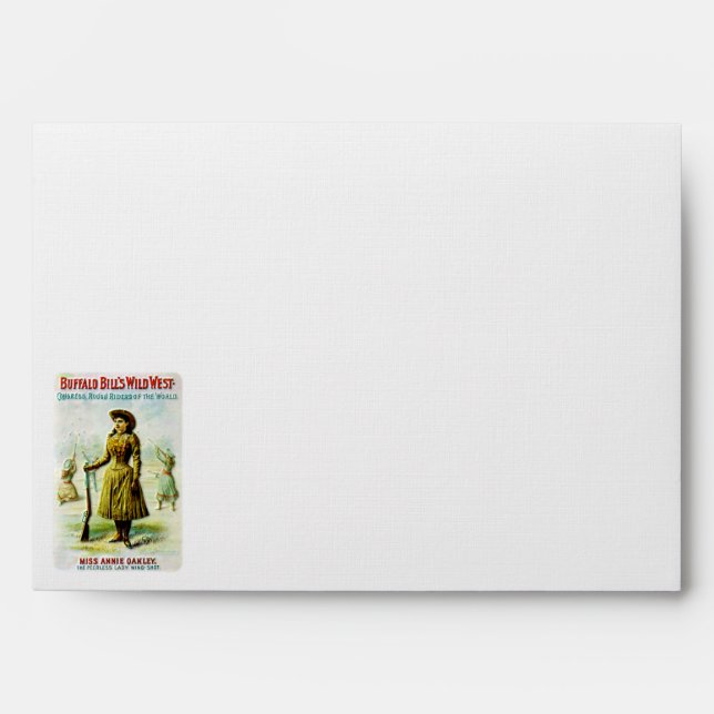 Buffalo Bill's Wild West Poster Annie Oakley Envelope (Front)