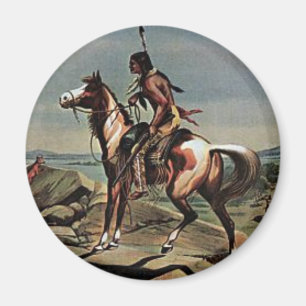 Buffalo Bills Wild West Show Magnet