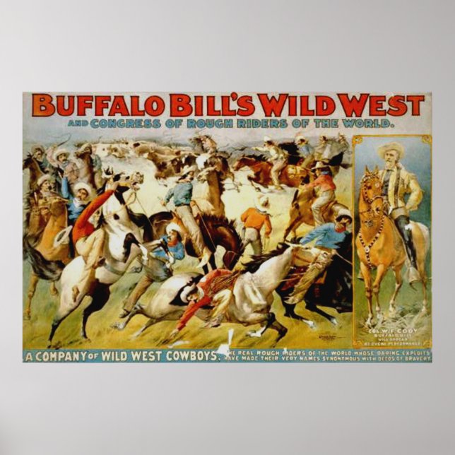 Buffalo Bill's Wild West Show Poster (Front)