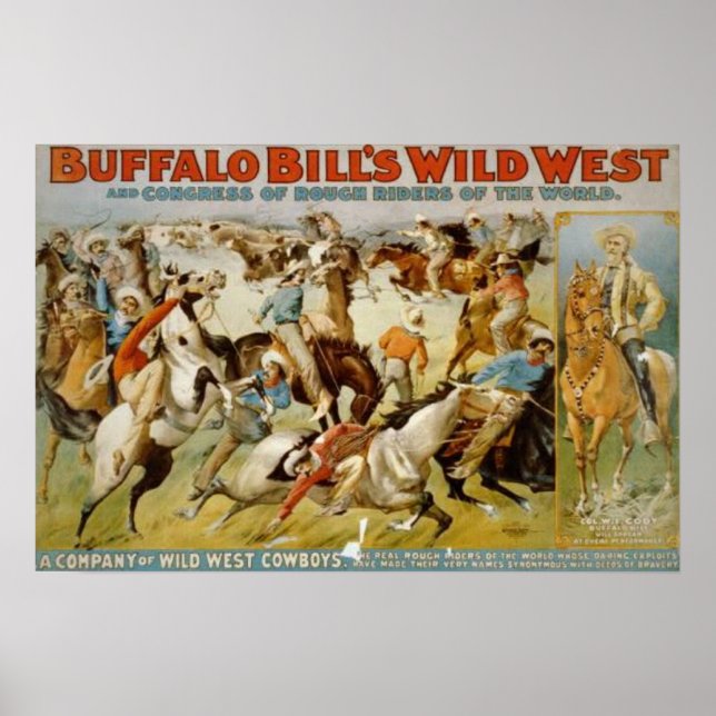 Buffalo Bill's Wild West Show Poster (Front)