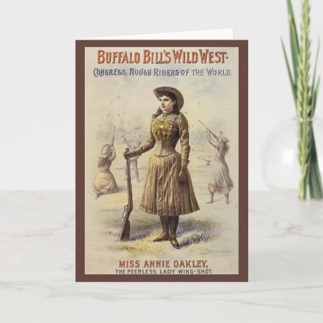 Buffalo Bill's Wild West Show with Annie Oakley Card (Front)