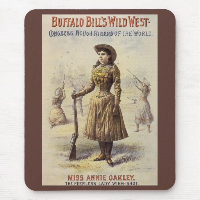Buffalo Bill's Wild West Show with Annie Oakley Mouse Pad (Front)