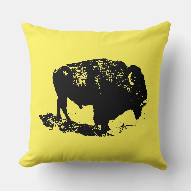 Buffalo Bison Cushion (Front)