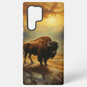 Buffalo Bison Sunset Silhouette  Samsung Galaxy Case