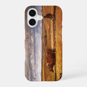 Buffalo Bones Ploughed Under by Harvey Thomas Dunn iPhone 16 Case