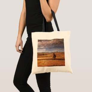 Buffalo Bones Ploughed Under by Harvey Thomas Dunn Tote Bag