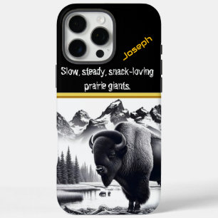 Buffalo by Serene Mountain Waters iPhone 16 Pro Max Case
