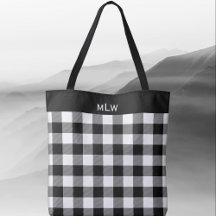 Buffalo Check-Black and White