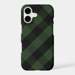 Buffalo Check Celtic Green and Black Squares Plaid