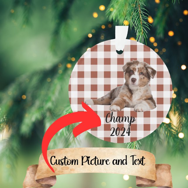 Buffalo Check Cutomizable Ornament (Creator Uploaded)