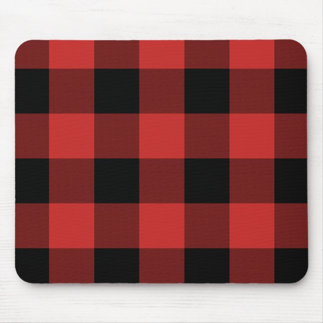 Buffalo Check Mouse Pad (Front)